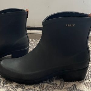 Aigle ankle rain boots
